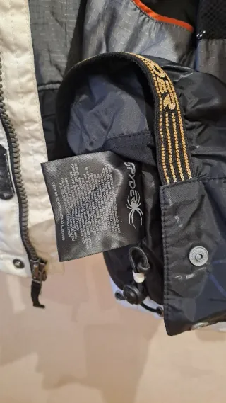 Chaqueta Spyder Nieve/montaña Blanca y Naranja