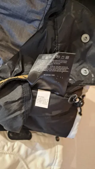 Chaqueta Spyder Nieve/montaña Blanca y Naranja