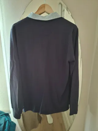 Polo manga larga Sfera azul Talla M