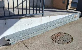 Vigas / perfiles hierro galvanizado rectangular