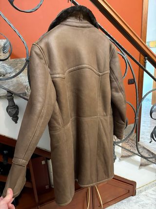Cappotto Montone Shearling vera Pelle Vintage
