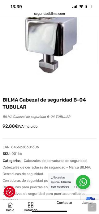 Candado Bilma para persiana