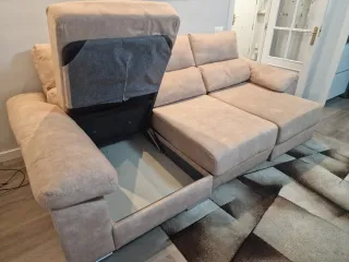 Sofá ChLonge Beige 300x100x100-150