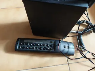 Teléfono Motorola Antiguo Negro