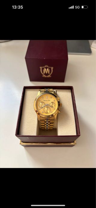 Reloj Massimo Dutti Dorado y Plateado
