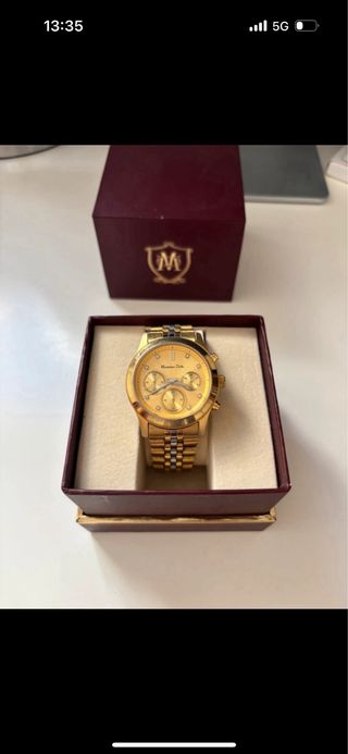 Reloj Massimo Dutti Dorado y Plateado