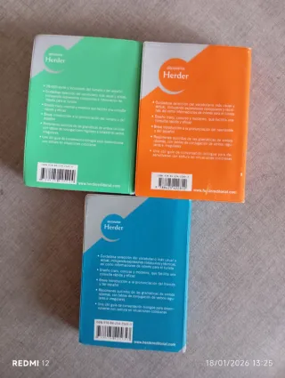 Pak diccionarios Neerlandés, Rumano y Francés.