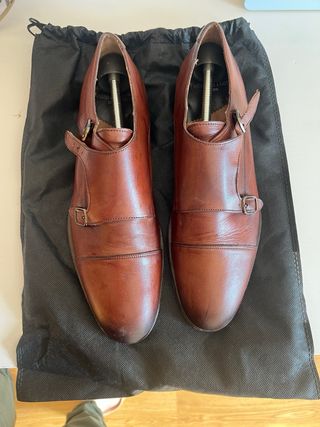 Zapatos Pedro del Hierro Monks Marrones Talla 43