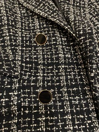 Abrigo Zara tweed cuadros