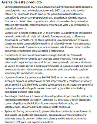 Auriculares Sanag Z60S Clip Blanco