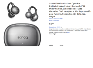 Auriculares Sanag Z60S Clip Blanco