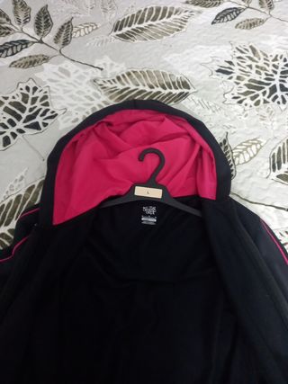 Sudadera Nike Negra y Rosa Talla S