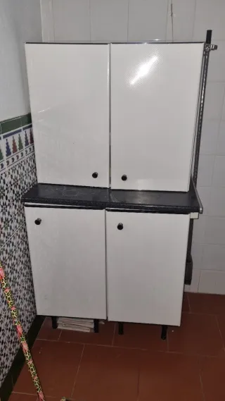 Cocina completa madera plástico