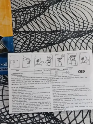 Fornello a Gas Portatile Eurocamping