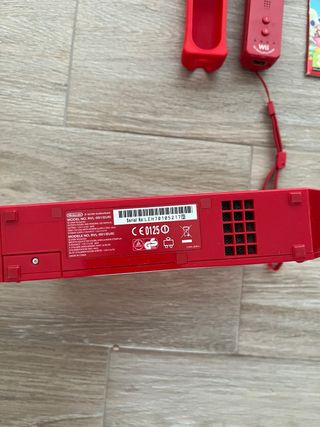 Consola Nintendo Wii Edición Mario Bros Roja