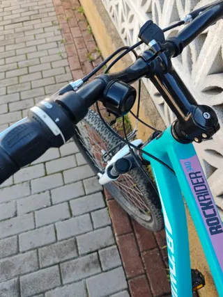 Rockrider 340 maxtravel color verde agua.