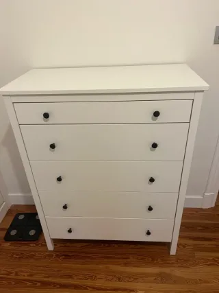 Cómoda KOPPANG 5 cajones blanca IKEA