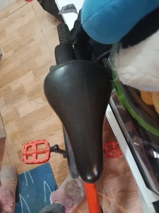 Bicicleta BTWIN 14 naranja niño