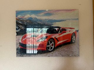 Cuadro Decorativo Coche Deportivo Rojo