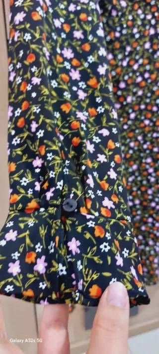 Vestido Zara Estampado Floral Talla XL