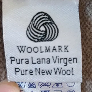 Jersey Cortefiel 100% Lana Virgen Beige Premium