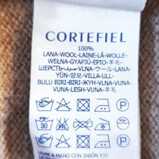 Jersey Cortefiel 100% Lana Virgen Beige Premium