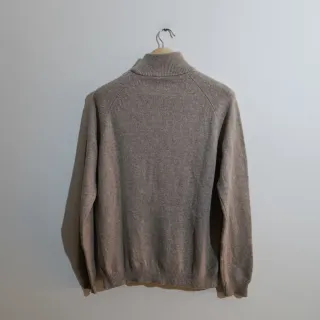 Jersey Cortefiel 100% Lana Virgen Beige Premium