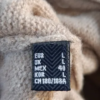 Jersey Cortefiel 100% Lana Virgen Beige Premium