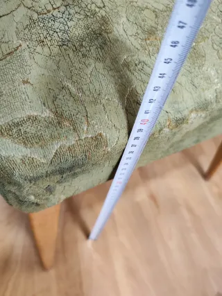 2 Butacas de madera y tela