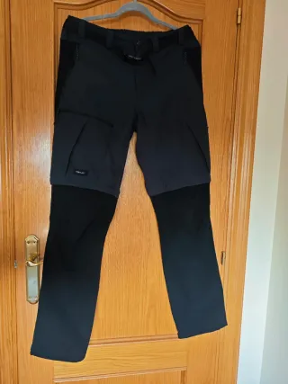 Pantalón desmontable Montaña Simond MT500 negro.