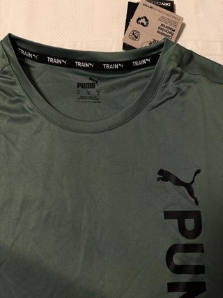 Camiseta deportiva Puma verde sin estrenar