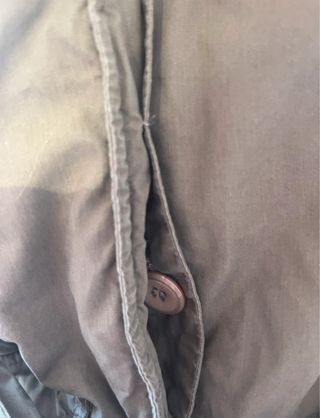 Chaqueta mujer vintage marrón con cinturón