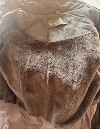 Chaqueta mujer vintage marrón con cinturón