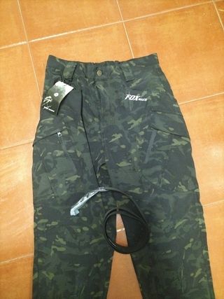 Pantalón da montagna con camuffamento per escursionismo Taglia S+
