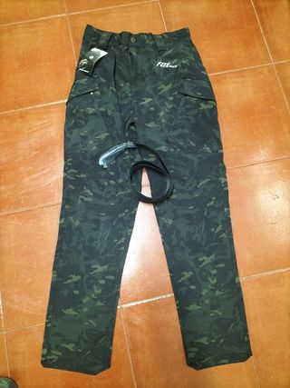 Pantalón da montagna con camuffamento per escursionismo Taglia S+