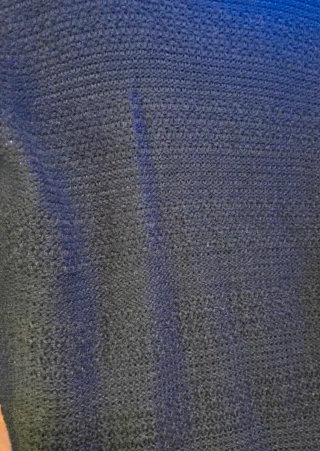 Cárdigan Negro Punto Talla M