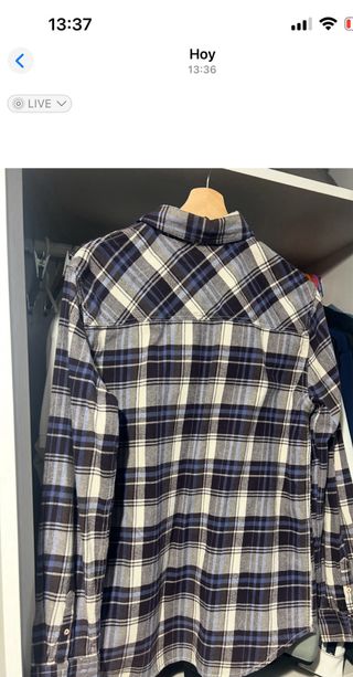 Camisa cuadros Pepe Jeans 100% algodón