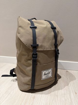 Mochila Herschel Beige y Negra
