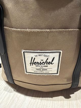 Mochila Herschel Beige y Negra