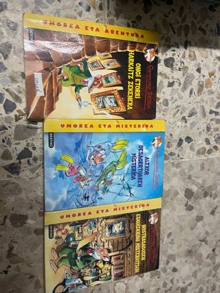 Libros juveniles aventura castellano y euskera