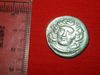 Moneda Griega Plata Cilicia Satrapas Tarsos 9,9g