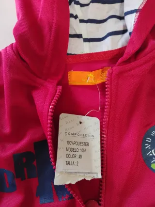Chándal infantil 2 años sin estrenar