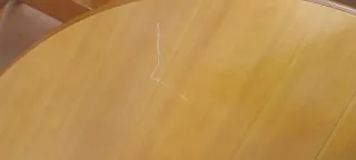 Mesa redonda extensible + 4 sillas