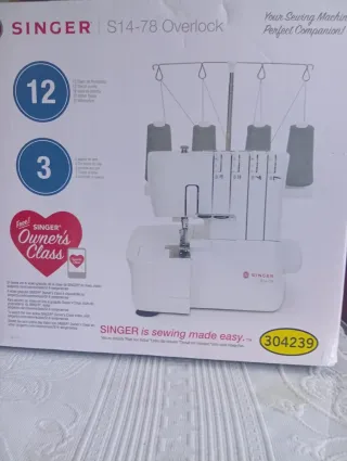 Máquina de coser SINGER S14-78 Overlock