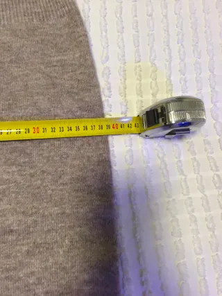 Falda punto elástica beige