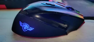 Ratón Gaming Negro y Rojo