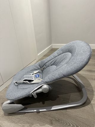 Silla Mecedora Bebé Gris