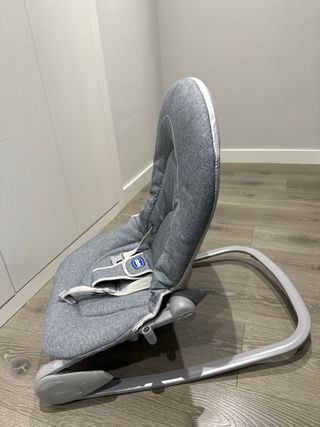 Silla Mecedora Bebé Gris