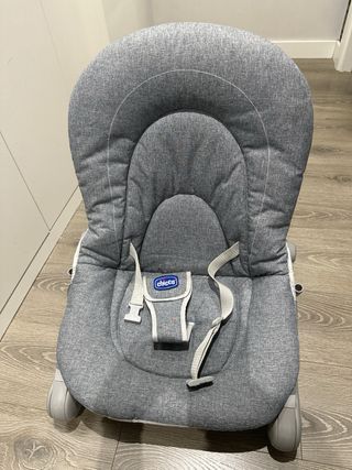 Silla Mecedora Bebé Gris