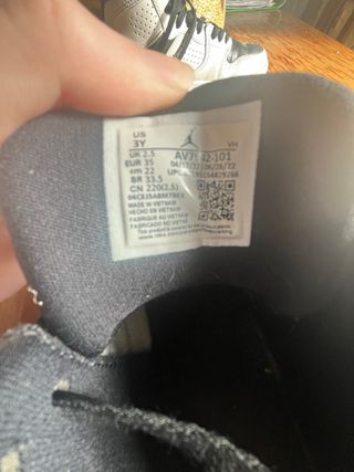 Nike Air Jordan Access AV7942 Blanco Negro